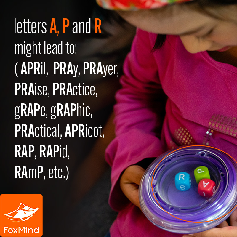 Foxmind Word Slam Aprendiendo palabras inglesas rápidamente Juguetes de puzzle para niños Juguetes de mesa interactivos para padres e hijos