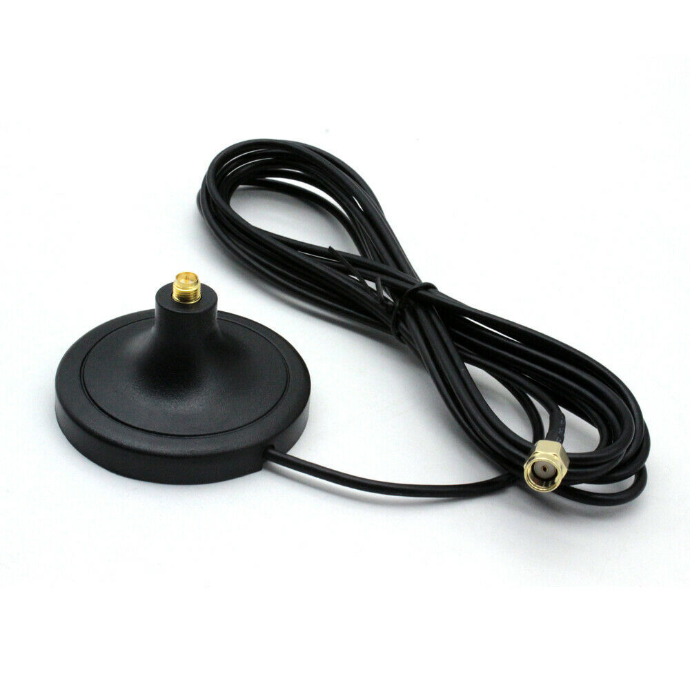 底座吸盘天线 胶棒天线延长座GSM/4G/WIFI SMA公头转母头延长