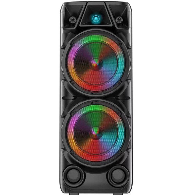 Altavoces Bluetooth de 8 pulgadas alta potencia al aire libre square dance micrófono inalámbrico k canción en un subwoofer de sonido Bluetooth