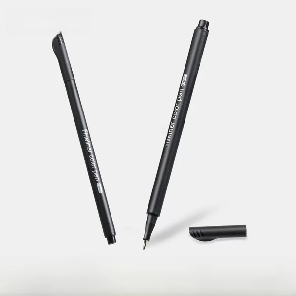 Giorgione Black 0.4mm Waterproof Fine Needle Pen Cartoon Watercolor Student Drawing Gouline Pen suit