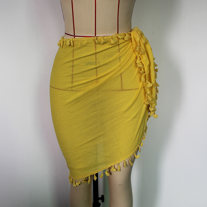 Womenu0027S Fashion Solid Color Polyester Cover Ups 1 Piece