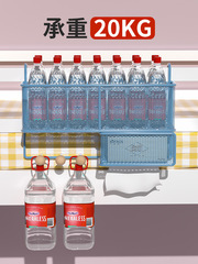 2F居家家床頭置物架宿舍床邊掛籃免打孔大容量收納架學生寢室置物