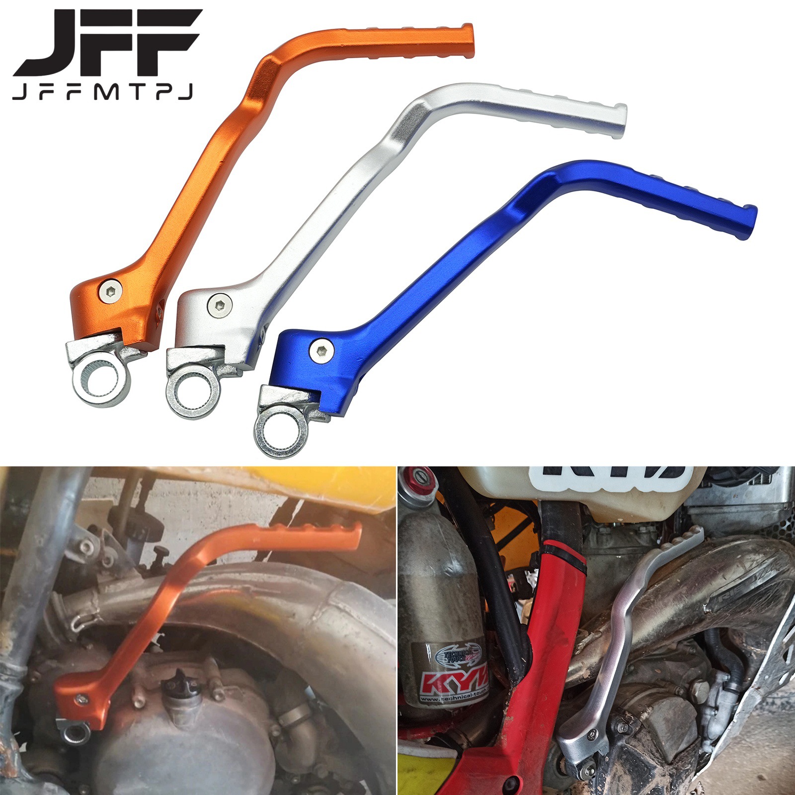 Off-Road Motorcycle Cnc Starter Lever Suitable for Ktm Sx Xc Husqvarna Te Aluminum Alloy Modification Accessories