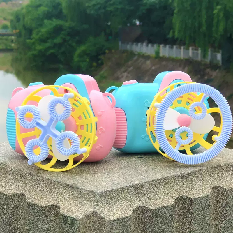 儿童泡泡机玩具网红抖音同款夏季全自动吹泡泡灯光音乐相机