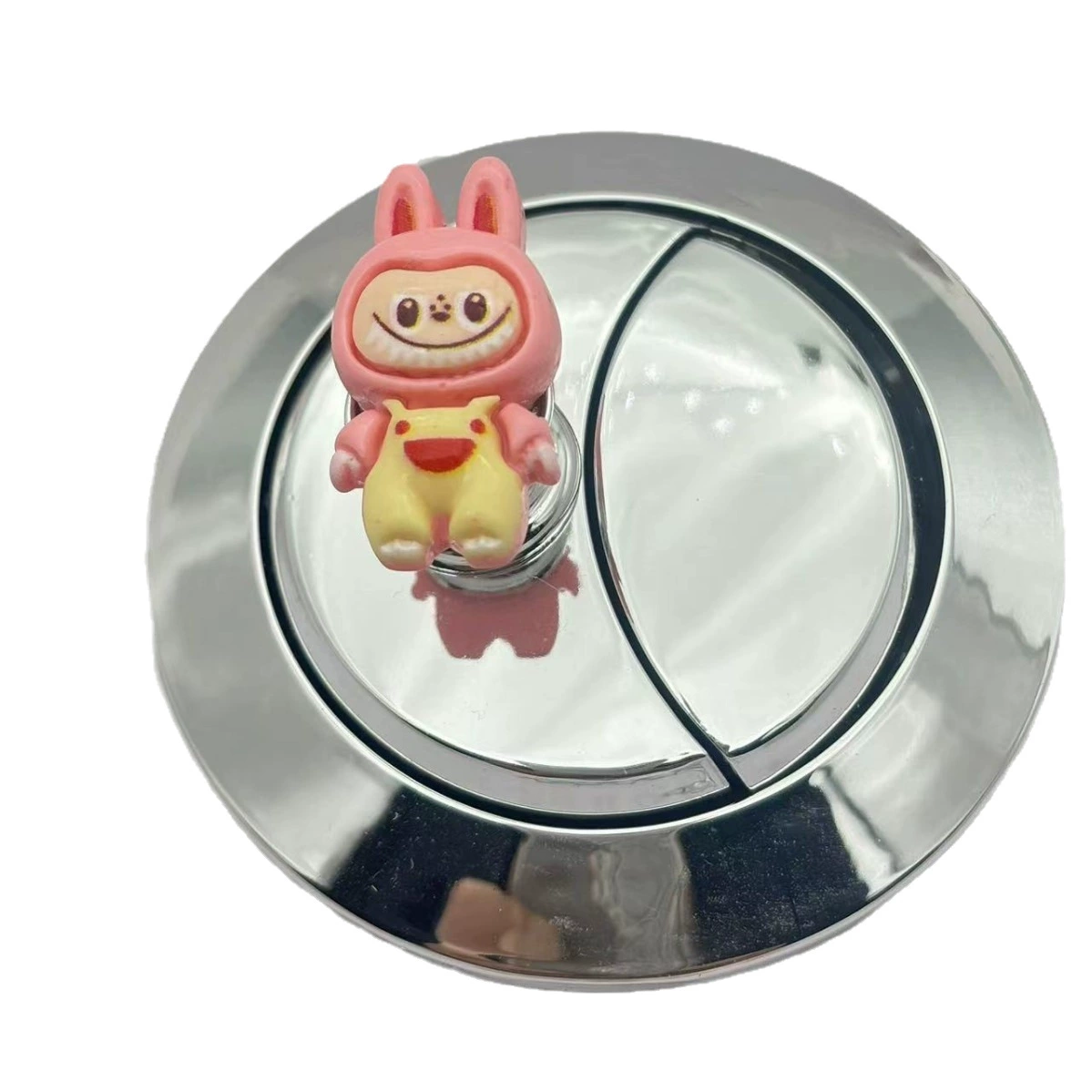 Cartoon toilet, button for manicure, nail polish, universal switch key