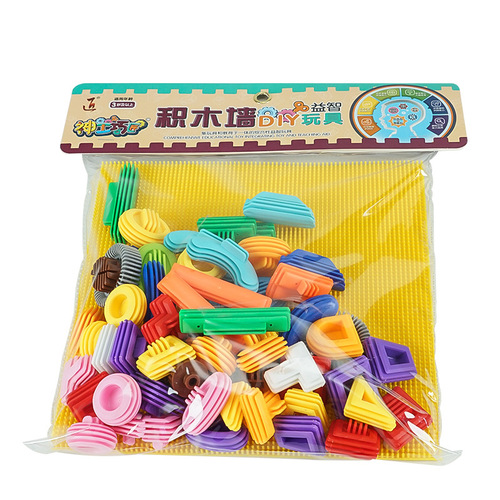 Craftsman's soft rubber building blocks can be chewed and boiled for kindergarten baby toys to assemble creative wholesale gifts