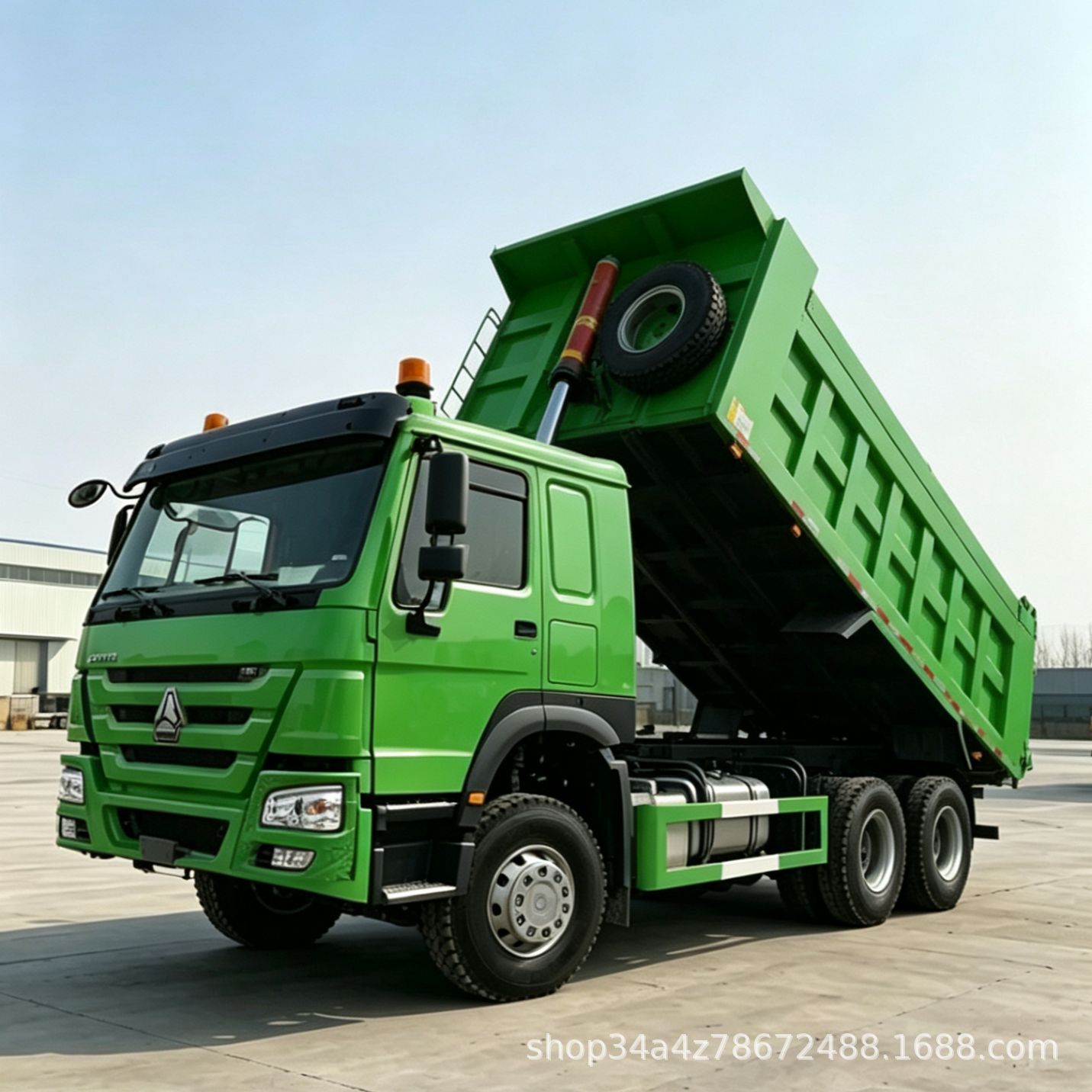 Overseas Howo 6X4 Dump Truck 371 Horsepower Dump Truck Engineering Vehicle Rear Dump Truck Deposit