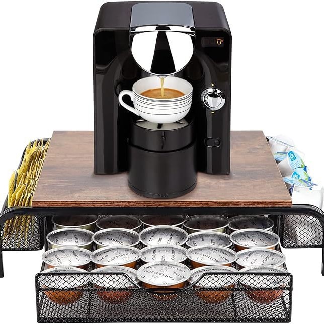 Caja de cápsulas de café, estante de cajón de café, estante de cápsulas de café, venta en caliente transfronteriza
