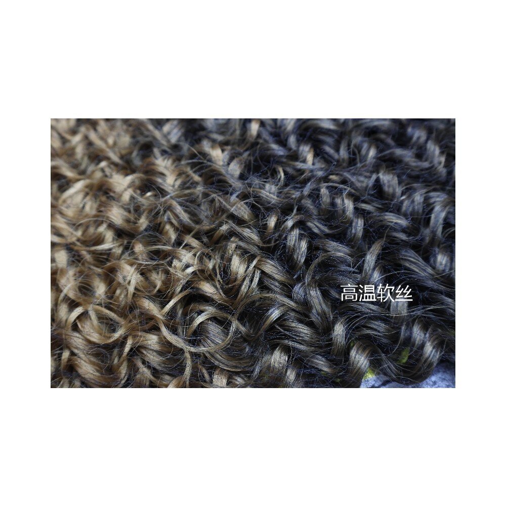 Perucas africanas fibra química cortina cabello cabello cabello de color natural rizos fuente transfronteriza fábrica al por mayor peluca mujer lolita