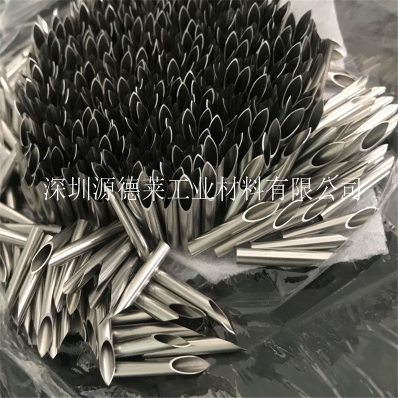 供应304不锈钢毛细管 卫生级医用无缝管磨尖 打孔 德国316l精密管