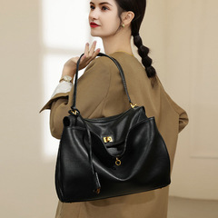 Women's Large-Capacity, High-End Underarm Bag | 2024 New Arrival Commuter-Style Rodeo Bag | Crossbody Cowhide Tote Bag