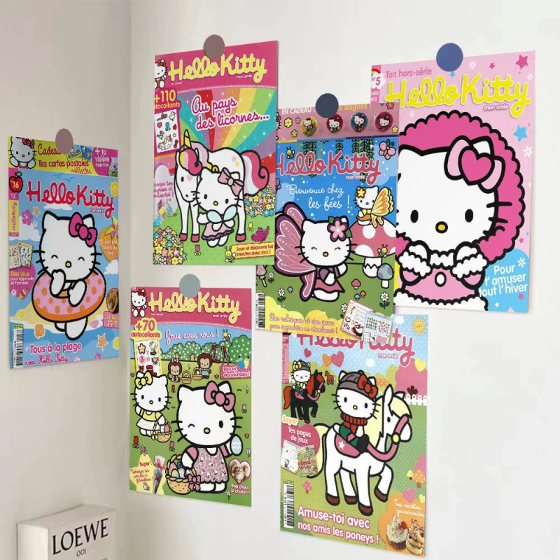 Hello kitty, cute poster for students for bedroom on wall