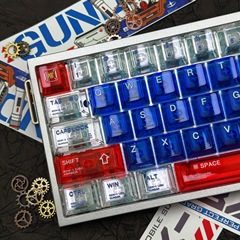 ガンダム PC キーキャップ オリジナル UV 印刷 PC カスタマイズされたキーキャップ 5 面昇華適応 wooting