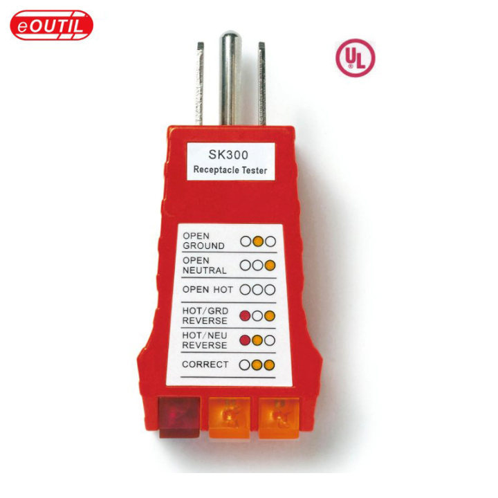 SK300  精确方便 插座检测仪|插座分析仪|地火零线检测仪国际认证