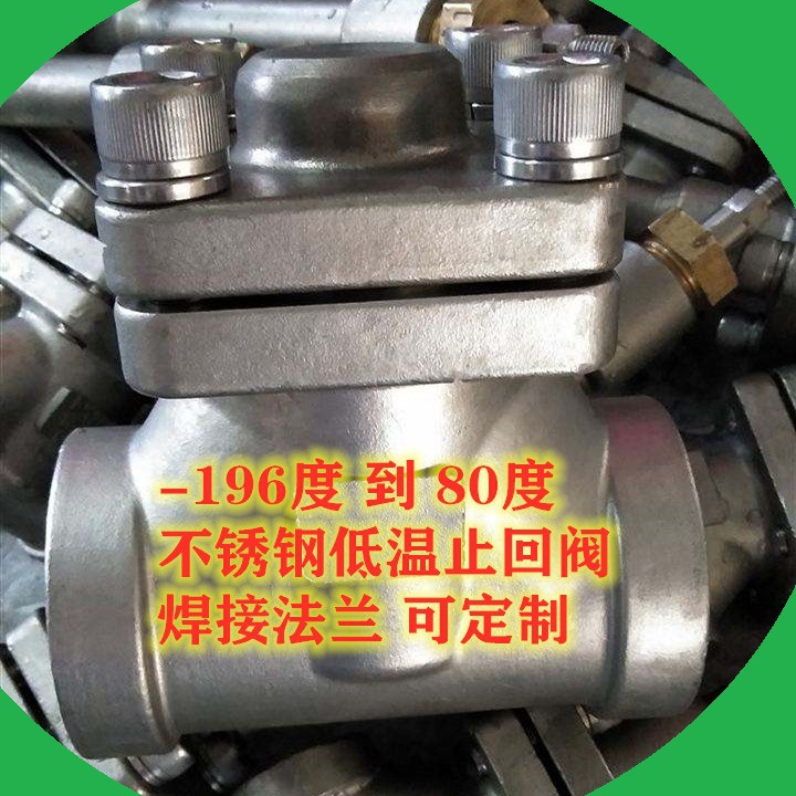 DH61F-40P不锈钢低温止回阀液氧 液氮 液氩 LNG 低温止回阀单向阀