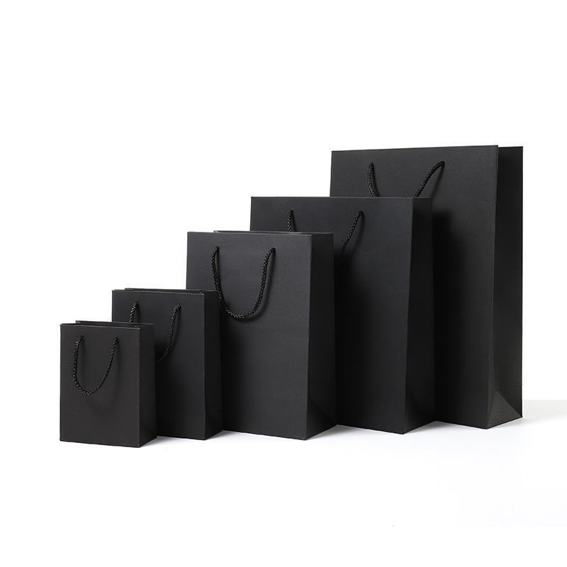 Bolsas de papel Bolsas de mano Bolsas de regalo personalizadas Bolsas de papel cartón blanco Ropa de compras Bolsas de papel kraft Logo imprimible image 8