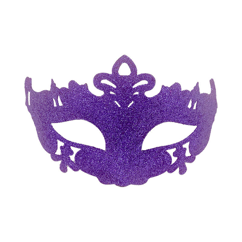 Máscaras negras de Halloween transfronterizas máscaras venecianas máscaras de hadas máscaras de alto valor de polvo