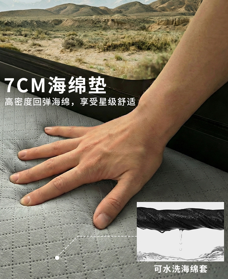 Air-Conditioned Cross-Border Aluminum Alloy Triangular Roof Tent for Outdoor Self-Driving Tours, Off-Road, Rainproof, Vehicle-Mounted, No-Setup Quick-Open