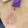 Accessory, advanced phone case, acrylic universal bracelet, strap on a lace, Korean style, high-quality style