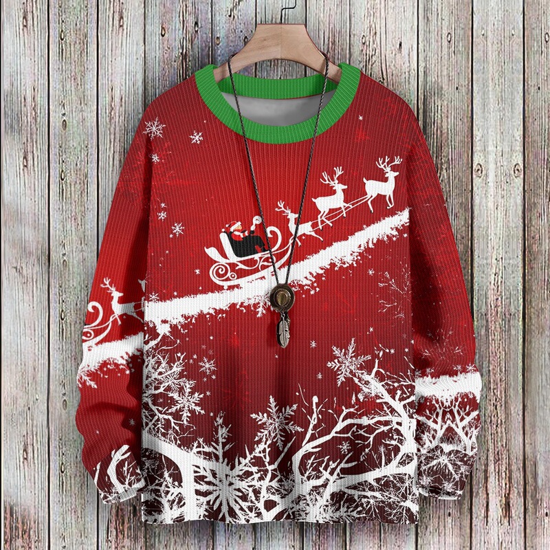 Cross-Border Independent Site Aliexpress Christmas 3D Printed Personalized Trendy Christmas Elements Men's Loose Sweater E111 Cross-Border Independent Site Aliexpress Christmas 3D Printed Personalized Trendy Christmas Elements Men's Loose Sweater E111