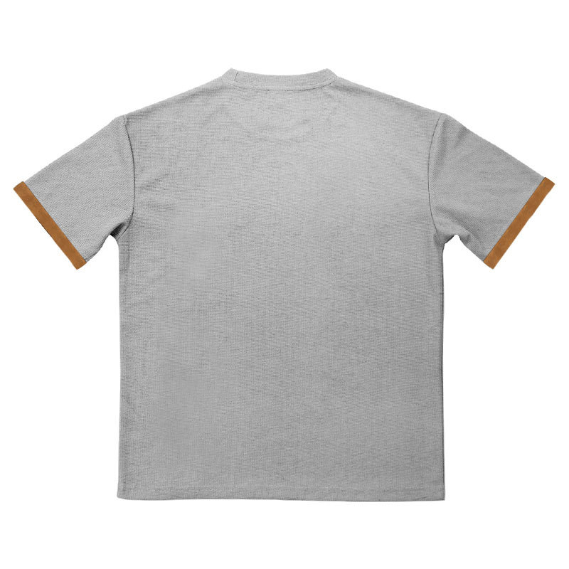 385g Weight Short Sleeve Sleeve Length Polyester Fabric Type Shorts Sets Sets Type 2 Pieces Set Quantity Casual Occasion Turndown Neckline Regular Fit Fit Type Color Block Pattern Summer Season Men's Gender Simple Style Style Men's Color Block Simple Style Turndown Short Sleeve Regular Fit Men's Sets 55