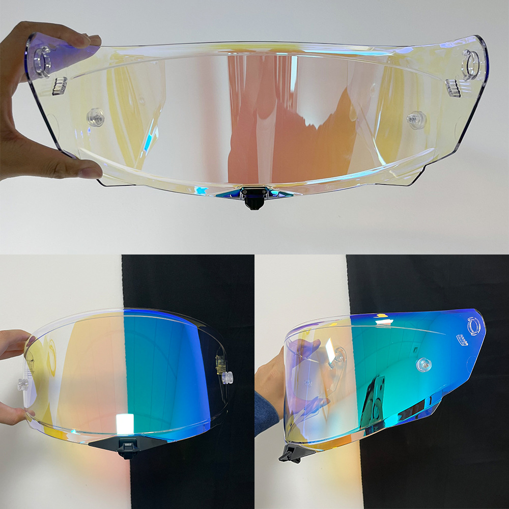 Tt Revo Lenses Are Suitable for Tt Revo Motorcycle Helmets, with Mirror-Coated High-Definition Lenses for Day and Night Use and Uv Protection