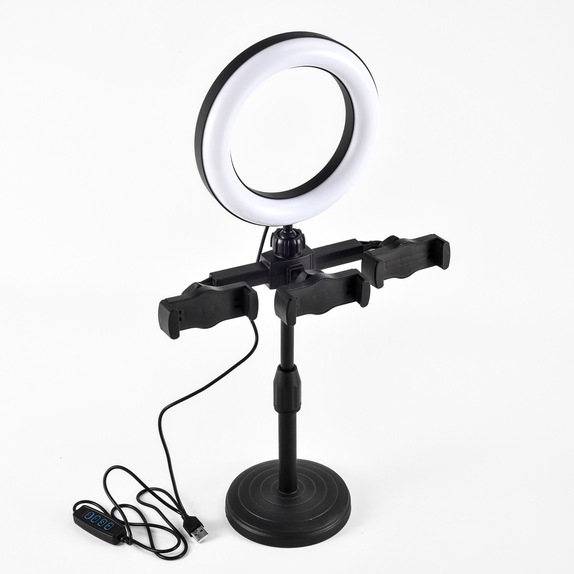 [Desktop three-position telescopic model] Overhead shooting bracket + 10-inch be…
