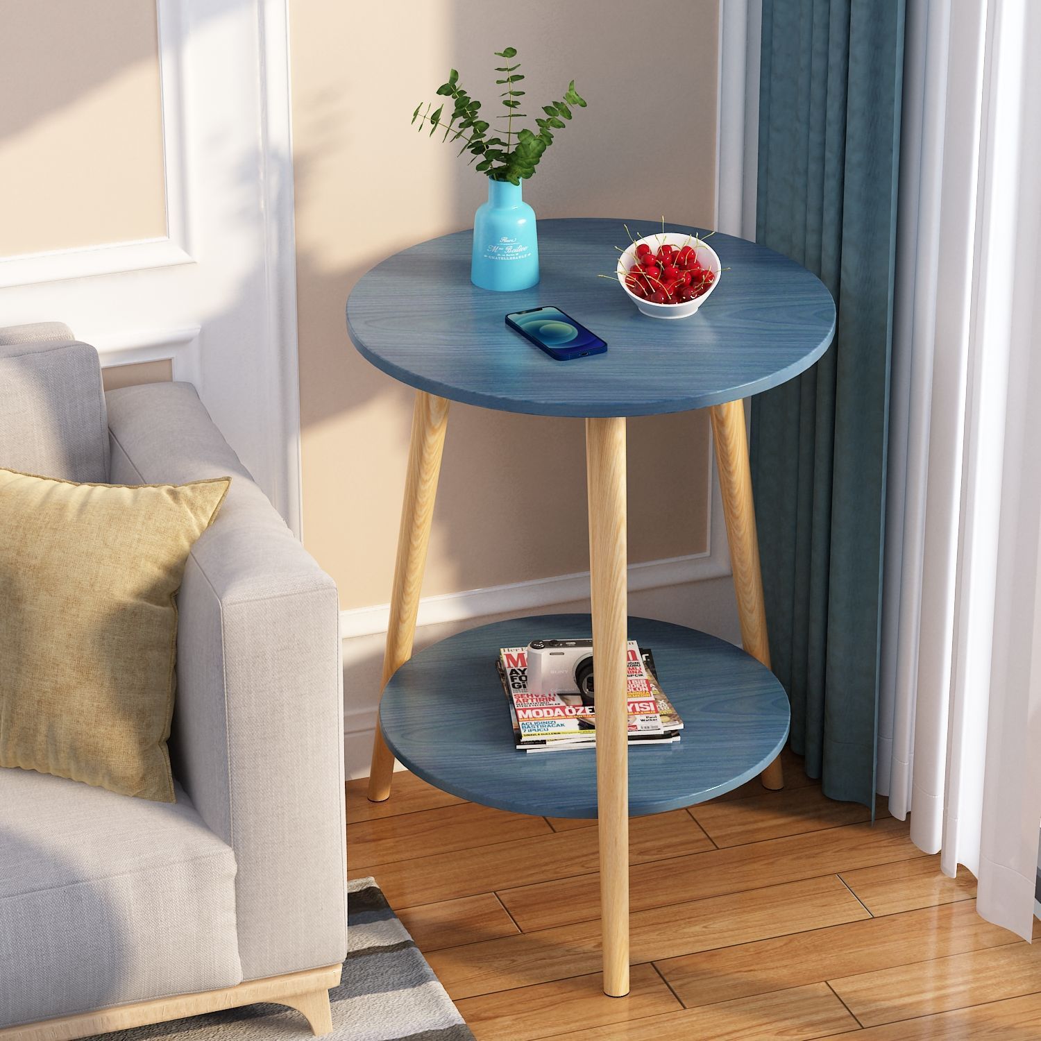 цвет синего дуба