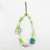 Acrylic scented mobile phone, fuchsia beaded bracelet, chain, decorations, strap, pendant