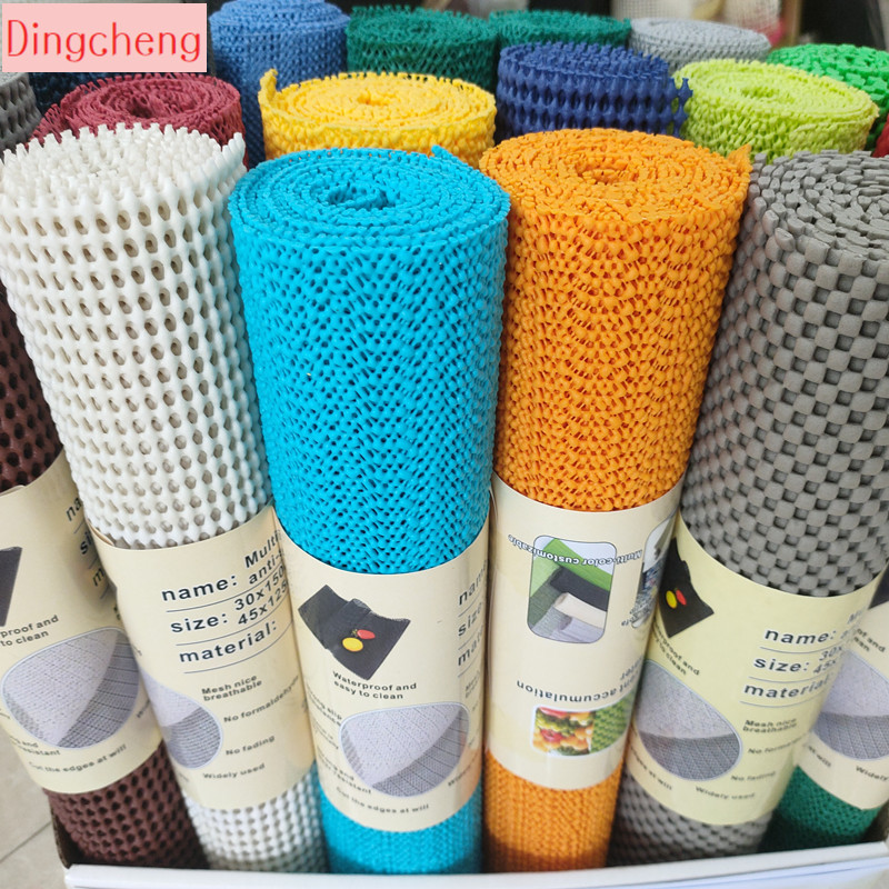 PVC网布 PVC茶几餐桌防滑网 抽屉止滑网出口外贸彩盒包装多色可选