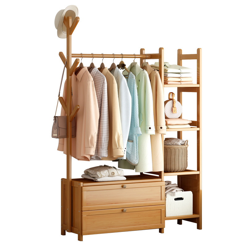 Piso perchero percha salón dormitorio ropa de los niños percha ropa creativa percha ropa perchero simple sombrero rack