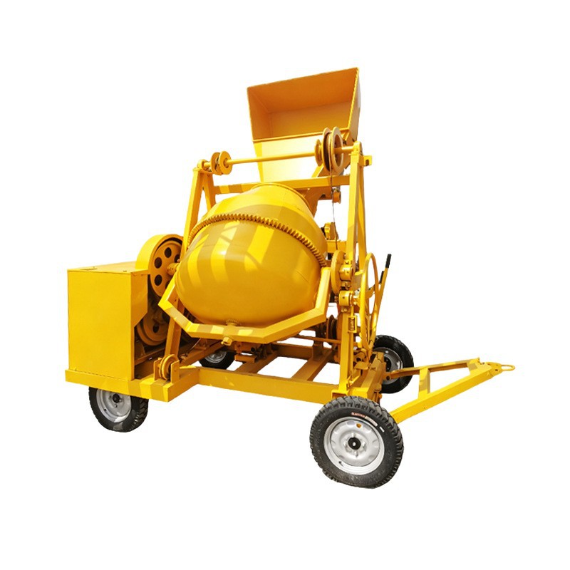 Mezcladora móvil pequeña exportación 350 / 500 mezcladora diesel eléctrica fabricante de equipos de cabello directo modelo completo image 6