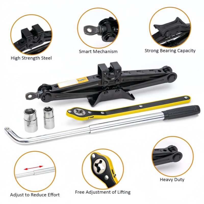 Cross-Border New Hot-Selling Car Products 0kg-Piece Universal Emergency Kit Tire Repair Tool Set