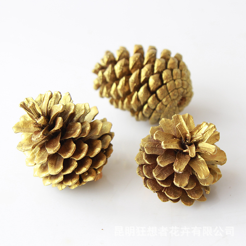 Quả thông lớn màu Vàng [đơn]