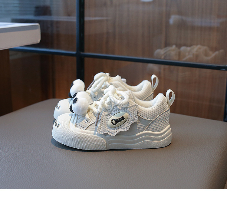 Scarpe basse in pelle scamosciata per bambini 2024 autunno e inverno nuovo stile ragazzi ragazze casual sportive bambino singolo scarpe alla moda_voghion.com