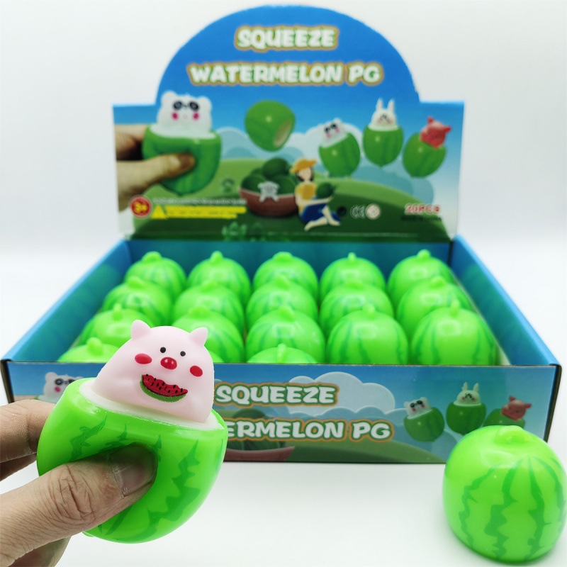Creativa red red de descompresión pellizco pellizco música dibujos animados bola de ventilación simulación mano pellizco juguete descompresión juguetes al por mayor