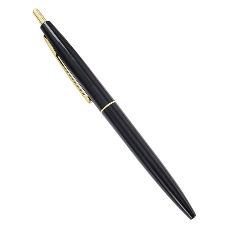 Presione bolígrafo multicolor al por mayor papelería de oficina estudiante bolígrafo de plástico impreso logotipo publicitario regalo promocional pluma