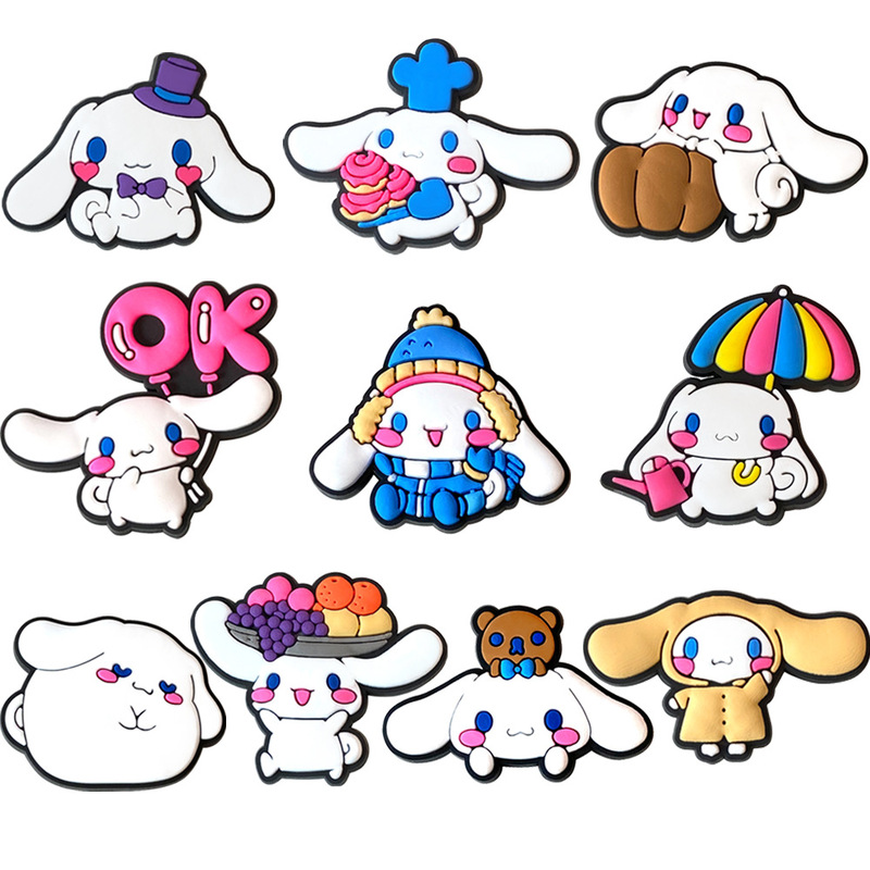 66 セットの小動物セットコレクション Zhibixing Croc 靴アクセサリー DIY 漫画クロックスバックル靴花装飾|undefined