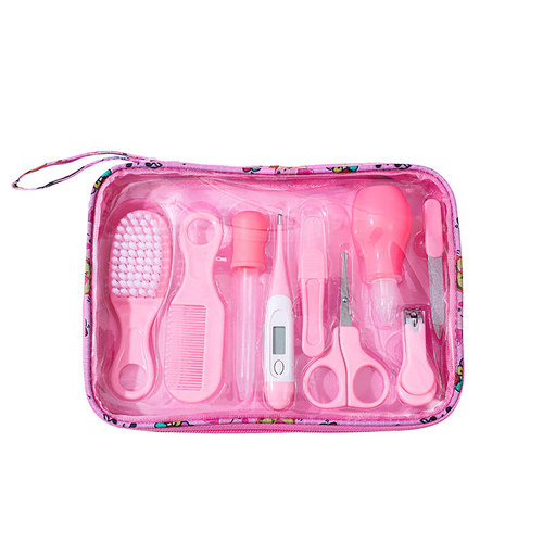 Set of 9 Children's Care Kit, Infant Nail Scissors, Nail Clippers, Care Tools, Maternity and Baby Combing and Brushing Supplies
