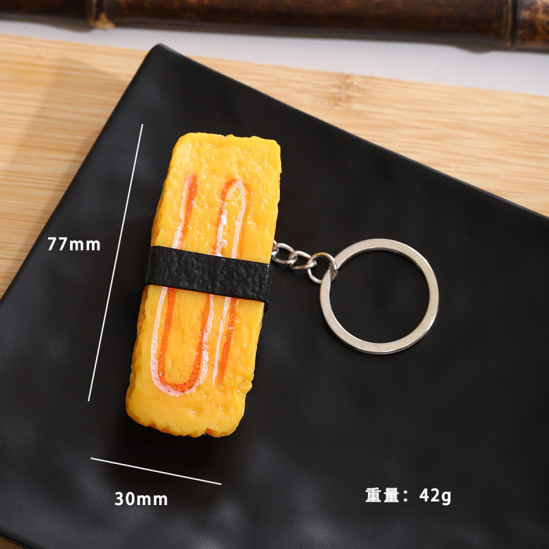 仿真寿司模型DIY日式料理刺身饭团书包钥匙扣挂件旅游纪念品挂件|undefined
