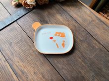 创意碗盘碟套装小清新手绘卡通陶瓷甜品盘沙拉碗勺ins餐具