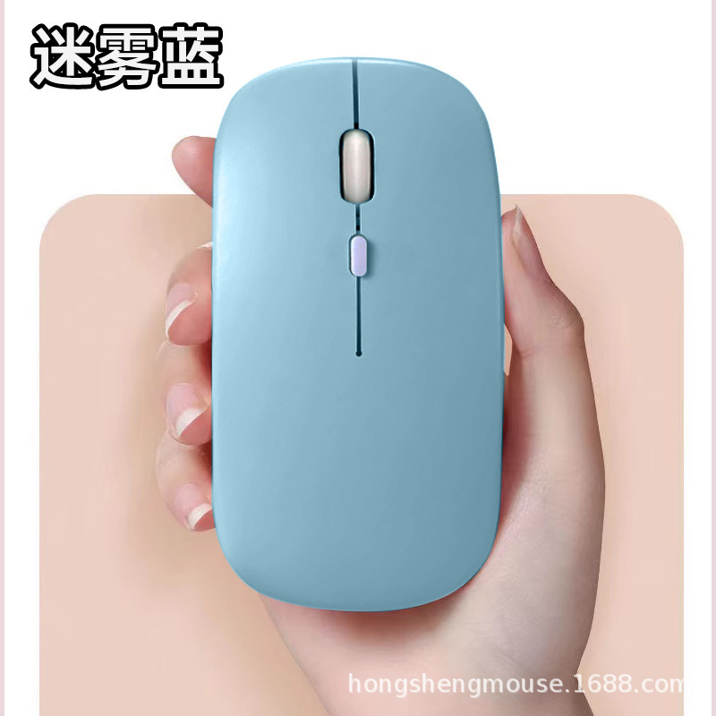 源头工厂现货批发适用华为苹果手机电脑双模蓝牙静音无线鼠标跨境|undefined