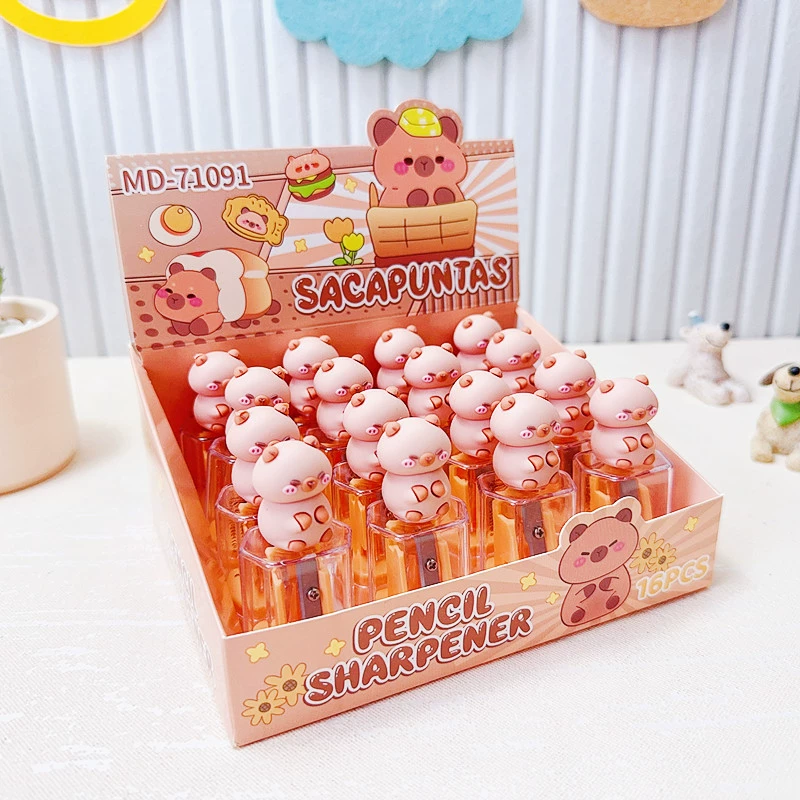 Картонный/мультяшный милый маленький ручной точилка Sharpener