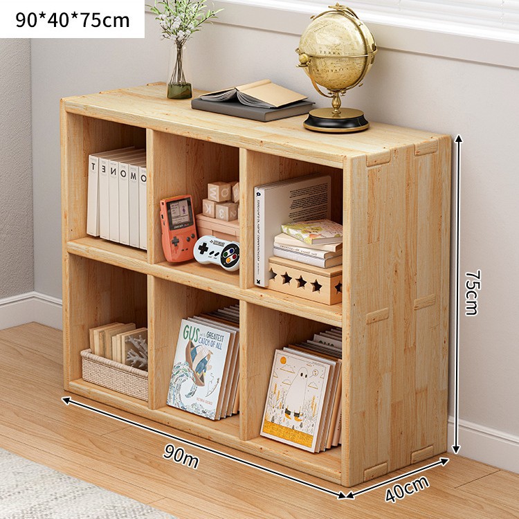 Todos los gabinetes de ventana de madera maciza, gabinetes de almacenamiento, estantes de balcón, estantes, armarios largos de una sola capa contra la pared, estanterías cortas de piso a techo