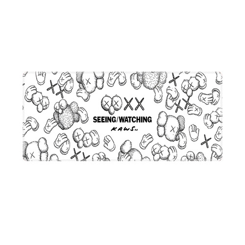 Trendy brand mouse pad oversized internet celebrity Sesame Street large desk pad office desk desk pad computer keyboard pad