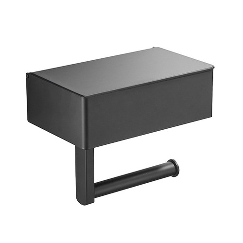 Tissue holder, tissue box, stainless steel, punch-free toilet, mobile phone roll paper holder, wall-mounted storage rack, paper towel box