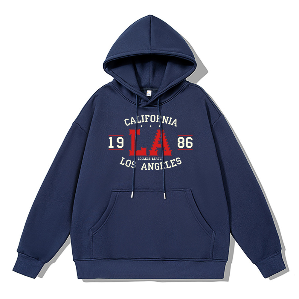 Los Angeles California U.S.A 1986 Setwear Men Hoodie Winter