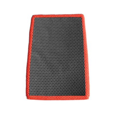 wash gloves, car cleaning clay Car cleaning tools - hollowed-out-clay-surface-grid-point-clay-grinding-gloves-orange-color