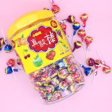 150支/桶网红棒棒糖水果糖硬糖小孩儿童食品童年零食小吃糖果批发