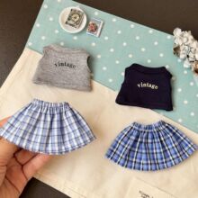 原创10厘米娃衣 zsigaT恤短裙kitty娃衣套装 6分bjd玩偶衣服批发